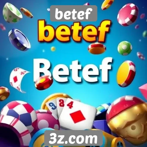 Tipos de jogos oferecidos no Betef